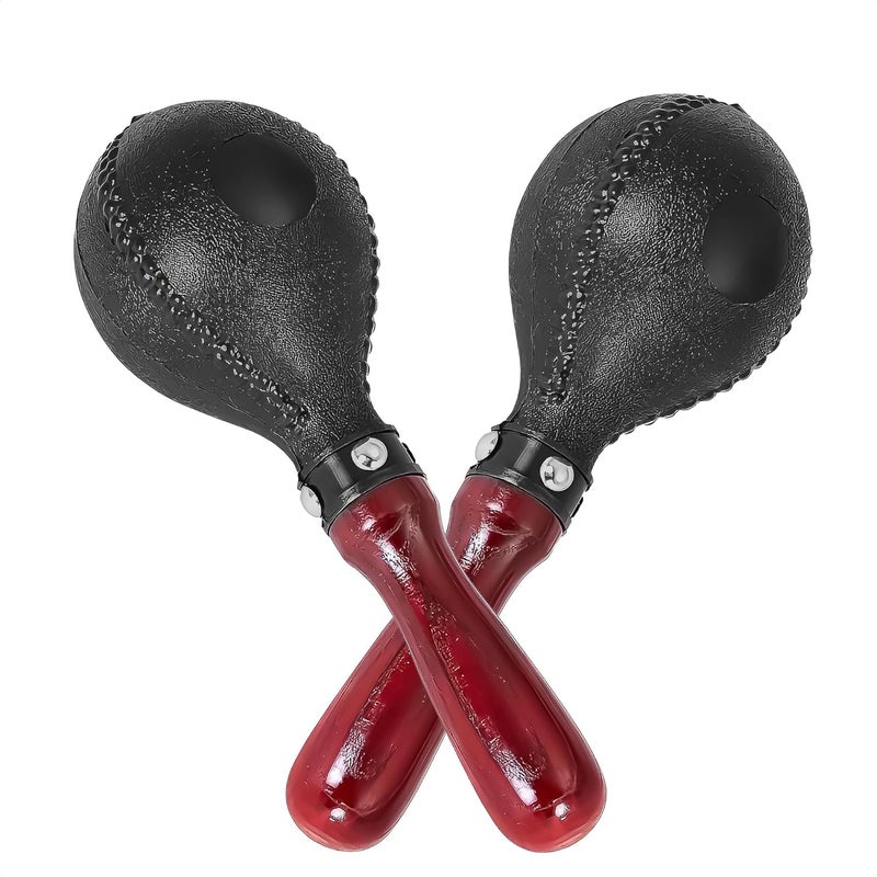 KETAR 2 Pcs Maracas for Adults – 10.2” Durable Percussion Instrument, Good for Mexican Music, Parties, and Performance, Mexican Maracas Percussion Shaker Instrument with Vibrant Sound & Stylish Design - Image 1